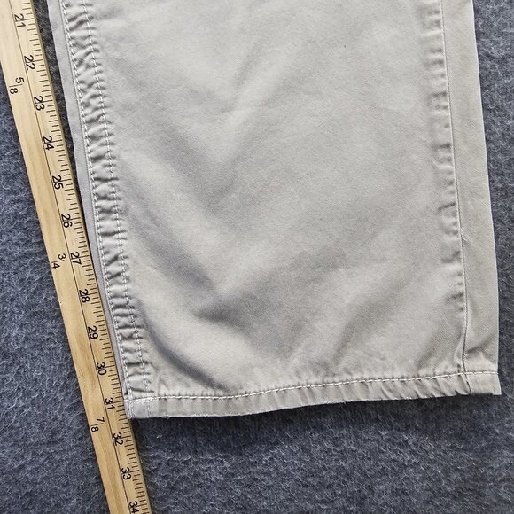 BKE Casuals Derek Straight Leg Khakis Mens Size 36L (36x31.5) Beige 100% Cotton - Picture 8 of 10